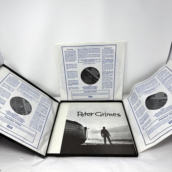 Benjamin Britten Peter Grimes 3xLP Vinyl Box Set DECCA SXL 2150-2 Royal Opera NM - Picture 4 of 6